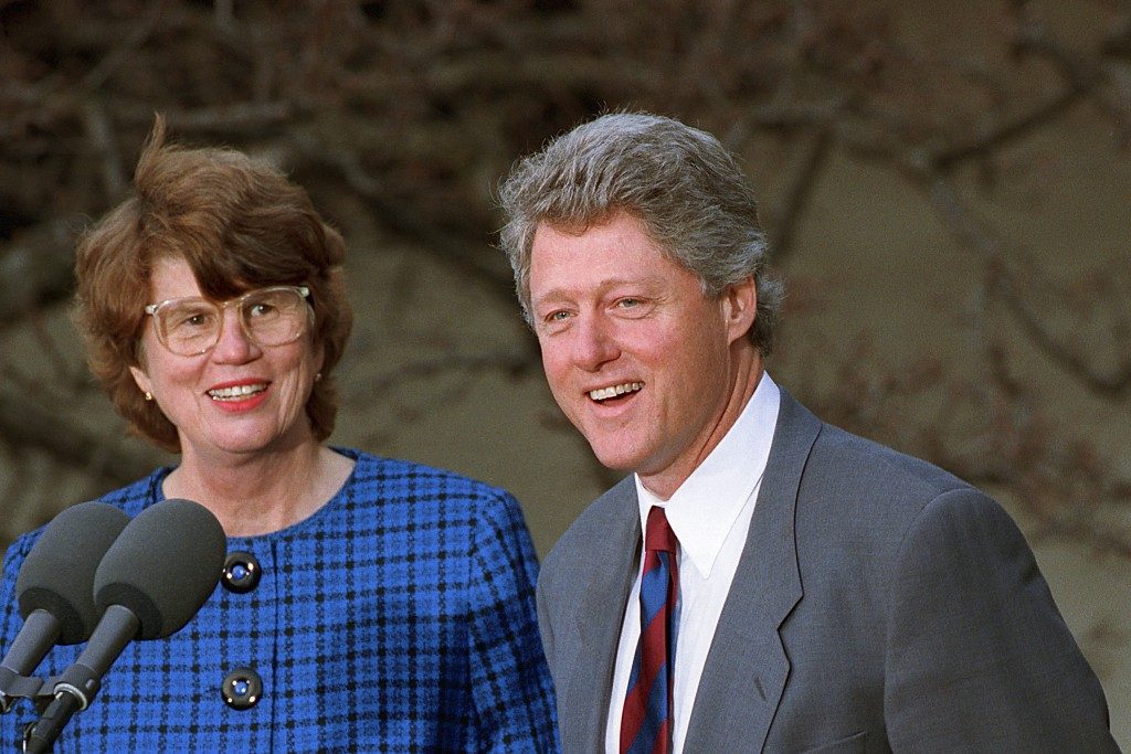 On Feb. 12, 1993, President Clinton named Janet Reno the nation's first female attorney general. (Doug Mills/AP)