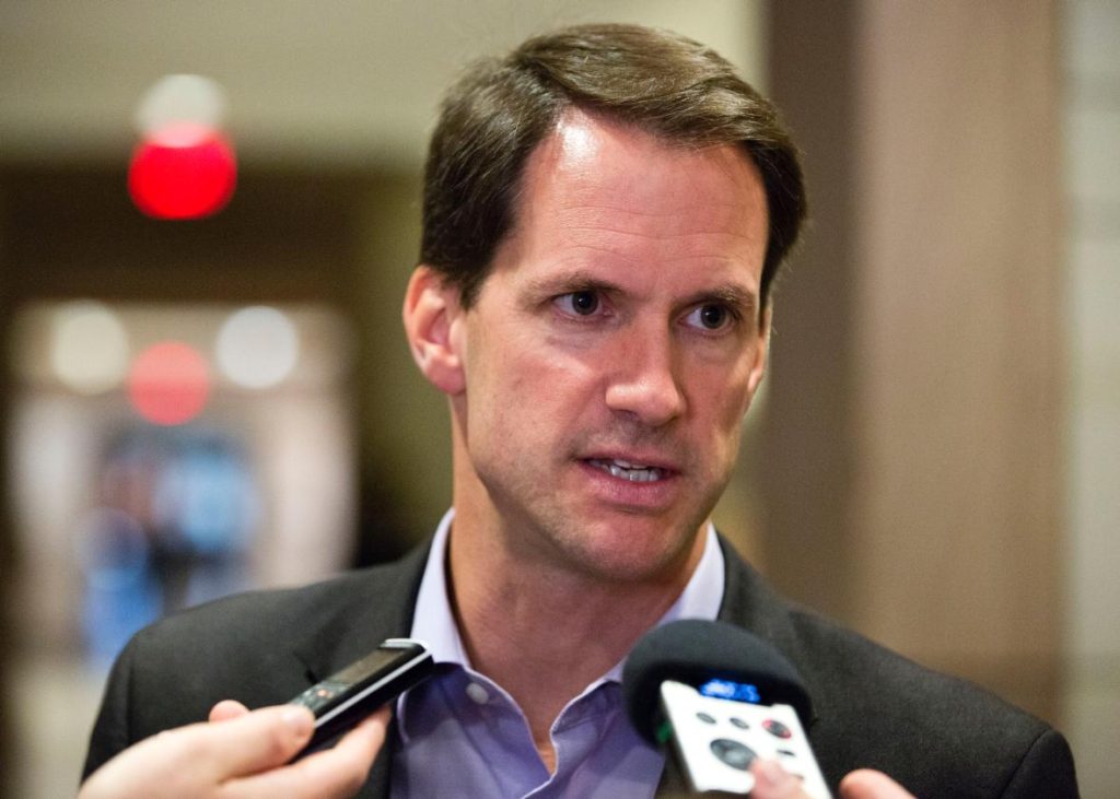 U.S. Representative Jim Himes (D-CT) speaks to the media after attending a closed meeting for members of Congress on the situation in Syria at the U.S. Capitol in Washington September 1, 2013. 